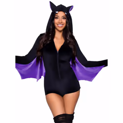 Leg Avenue 87132_03901, Black, Purple, S, 1 pc(s)