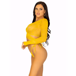 Leg Avenue 81659_17622 lingerie set/bodysuit Yellow