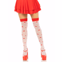 Leg Avenue 6217_06222, Red, White, One Size, 1 pc(s)