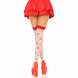 Leg Avenue 6217_06222 pantyhose/stockings Red, White