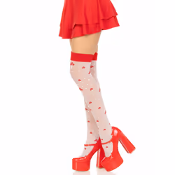 Leg Avenue 6217_06222 pantyhose/stockings Red, White