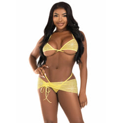 Leg Avenue 81660_40305 lingerie set/bodysuit Yellow