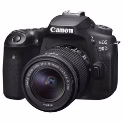 Canon 90D Digital SLR Camera with 18-55 is STM Lens