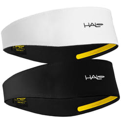 Halo Headband Sweatband Pullover  White and Black - 2 Pack
