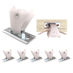 Amazing Drapery Hardware Easy to Install Small Cord Pulleys  Set of 6 - Smooth  Reliable Operation  Prevents Cord Fraying - Ideal for Roman