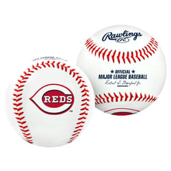 Rawlings MLB Cincinnati Reds Team Logo Baseball  Official  White