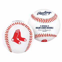 Rawlings MLB Boston Red Sox Team Logo Baseball Official White
