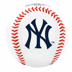 Rawlings MLB New York Yankees Team Logo Baseball  Official  White