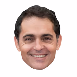 Robber Pedro Alonso cardboard mask
