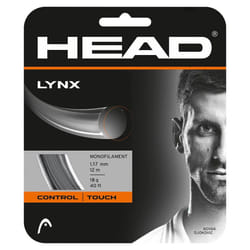 Head Lynx Tennis Racket String 40' Set - 18 Gauge Monofilament Racquet String Anthracite