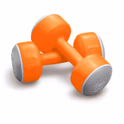 Body Sculpture Smart Dumbbells Home Fitness Hand Weights - 2 x 3kg