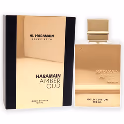 Al Haramain Amber Oud Gold Edition EDP Spray for Unisex - Arabian Perfume for Women and Men - Long Lasting Arabic Perfume - Vanilla and Woody Fragranc