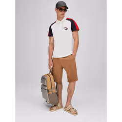 Tommy Hilfiger Mens Cotton Billy Adjustable Flap Baseball Cap  Black