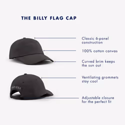 Tommy Hilfiger Men's Cotton Billy Adjustable Flap Baseball Cap  Camo