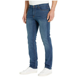 Tommy Hilfiger mens Straight Fit Stretch Jeans  Hilfiger Dark Wash  32