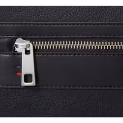 Tommy Hilfiger womens Tommy Hilfiger for Women Leo Messenger Bag  Pebble Black  One Size US