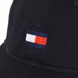 Tommy Hilfiger Men's Men's Ardin Dad Baseball Cap  Black  One Size US