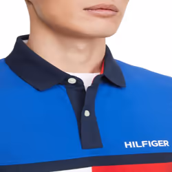 Tommy Hilfiger Men's Short Sleeve Cotton Pique Flag Polo in Regular Fi