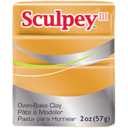 Sculpey III Polymer Clay 2oz-Gold