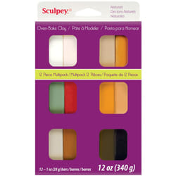 Sculpey III Polymer Clay Multipack 1oz 12/Pkg-Naturals