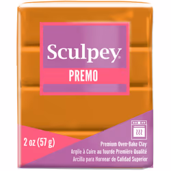 Sculpey Premo Polymer Clay 2oz-Burnt Orange PE02-5012
