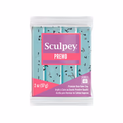 Sculpey Premo Polymer Clay 2oz-Turquoise Granite PE02-5036