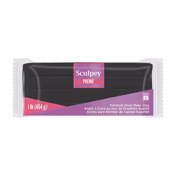 Sculpey Premo Polymer Clay 1lb-Black PE1-5042