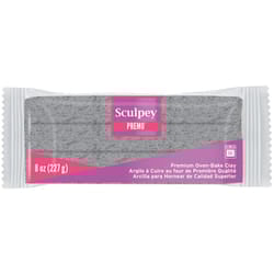 Sculpey Premo Polymer Clay 8oz-Gray Granite PE08-5065