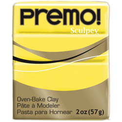 Premo Sculpey Polymer Clay 2oz-Zinc Yellow Hue