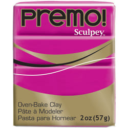 Premo Sculpey Polymer Clay 2oz-Fuchsia