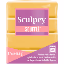 Sculpey Souffle Clay 1.7oz-Yellow Orchre SU6-6521