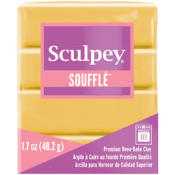 Sculpey Souffle Clay 1.7oz-Yellow Orchre SU6-6521