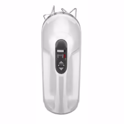 KitchenAid 9-Speed Digital Hand Mixer with Turbo Beater II Accessories and Pro Whisk - White