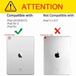 Fintie iPad 9.7 2018 2017 / iPad Air 2 / iPad Air Case - [Corner Protection] Multi-Angle Viewing Folio Stand Cover w/Pocket, Auto Wake/Sleep for...