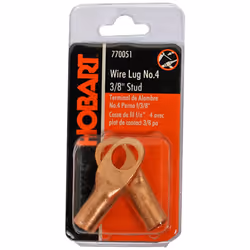 Hobart 770051 Wire Size 4 - Stud Size 3/8-Inch Cable and Wire Lug