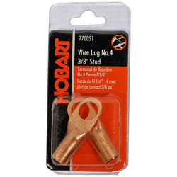 Hobart 770051 Wire Size 4 - Stud Size 3/8-Inch Cable and Wire Lug