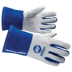 Welding Gloves  3D  Wing  11In  WhiteBlue  PR