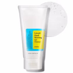 COSRX Low pH Good Morning Gel Cleanser Daily Mild Face Cleanser for Sensitive Skin with BHA & Tea-Tree Oil PH Balancing An ...
