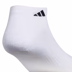 adidas mens Athletic Cushioned (6-pair) Low Cut Sock  White/Black  Lar