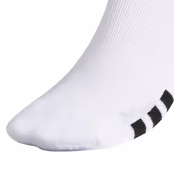 adidas Rivalry Soccer Socks (2-Pair)  White/Black  Large