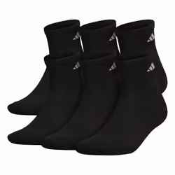 adidas Men's Athletic Cushioned Quarter Socks (with Arch Compression f