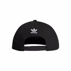 adidas Originals Men's Trefoil Chain Flatbrim Snapback Cap  Black/Whit