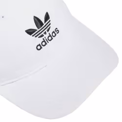 adidas Originals Women's Relaxed Fit Adjustable Strapback Cap  White/B