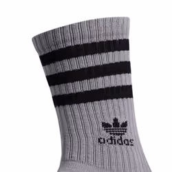 adidas Originals Men's Originals Roller 3-Pack Crew  Light Onix Grey/Black/White  Large