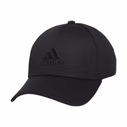 adidas Men's Zags 2.0 Structured Mid Crown A-Flex Stretch Fit Hat Bla