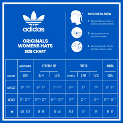 adidas Originals Women's Trefoil Beanie  White  One Size
