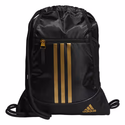 adidas Unisex Alliance 2 Sackpack Black/Gold Metallic One Size