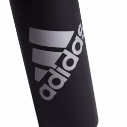 adidas 600 Ml (20 Oz) Water Bottle  Hot/Cold Double-Walled Insulated 18/8 Stainless Steel  Black/Silver Metallic  One Size