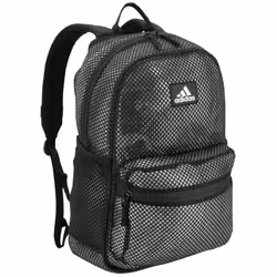 adidas Unisex Hermosa II Mesh Backpack Black/White One Size