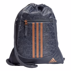 adidas Unisex Alliance 2 Sackpack Jersey Onix Grey/Rose Gold One Size